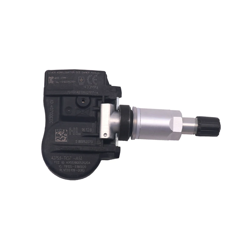 4 42753-TG7-A51 TPMS Tire Pressure Monitor Sensor 42753-TL0-G52 Fits For Honda Pilot 2016 2017 2018 2019 433MHz 4 42753-TG7-A51 TPMS Tire Pressure Monitor Sensor 42753-TL0-G52 Fits For Honda Pilot 2016 2017 2018 2019 433MHz