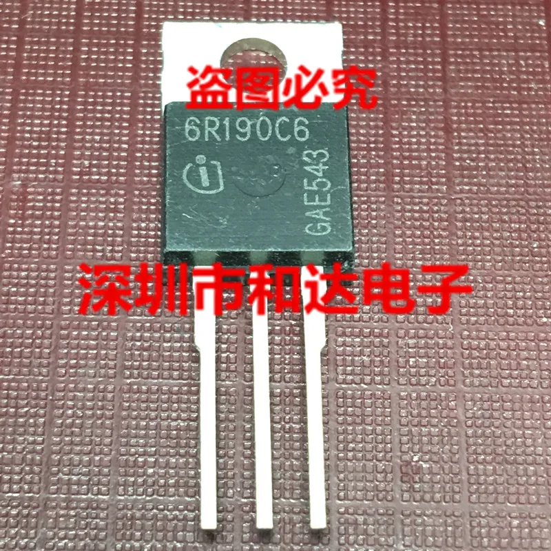 5 шт. 6R190C6 IPP60R190C6 TO-220