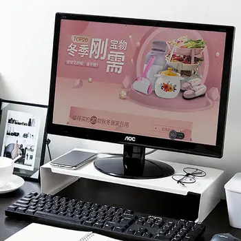 

Multi-function Desktop Monitor Stand Computer Screen Riser Metal Shelf Strong Laptop Stand Desk Holder For Notebook TV