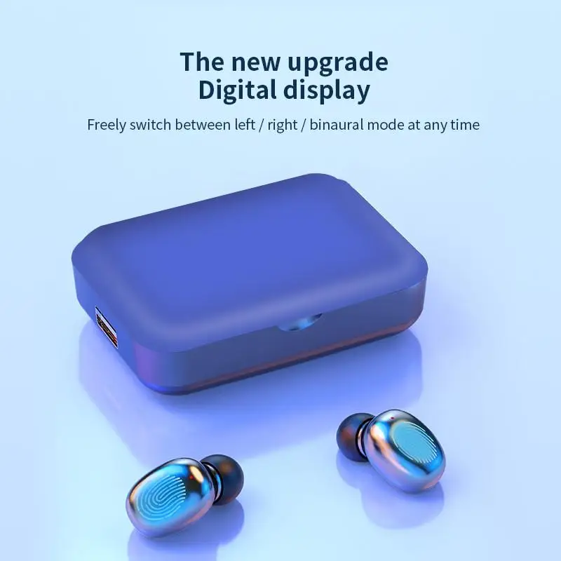 N26 Fingerprint Face Cover TWS Jerry Solution 5 1 Digital1 Display Touch Bluetooth Headset Emergency Charging Audifonos Earphone