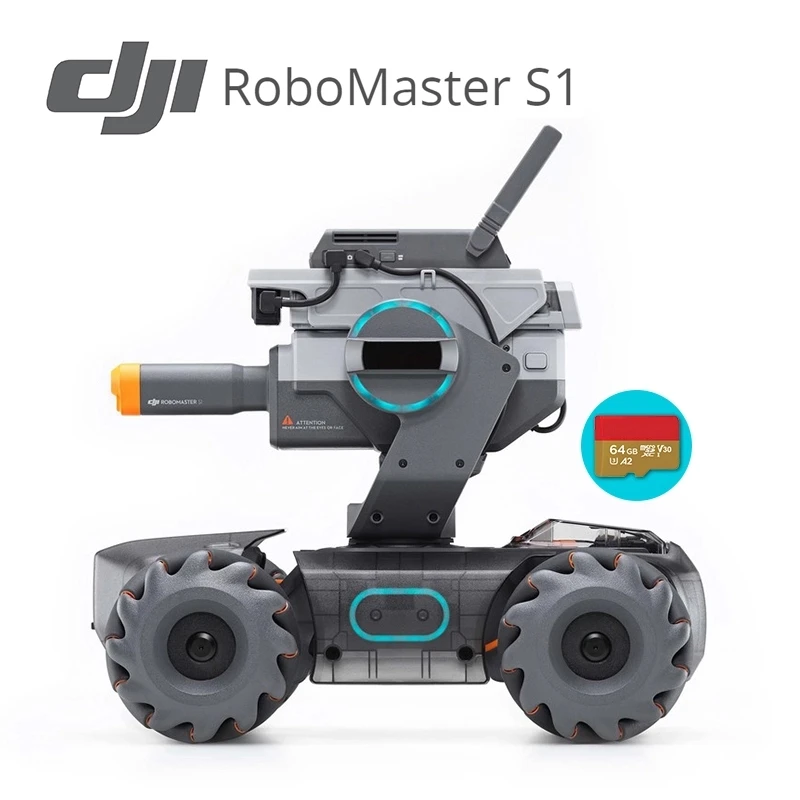 DJI RoboMaster S1 46 Programmable Components 6 Programmable AI Modules Low-latency HD FPV intelligent educational robot