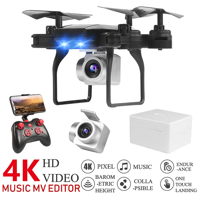 

Ky606d Drone 4k Rc Helicopter Drones With Camera Hd Long Flying Time Rc Gps Drone Wifi Fpv Quadcopter Foldable kids gift toy