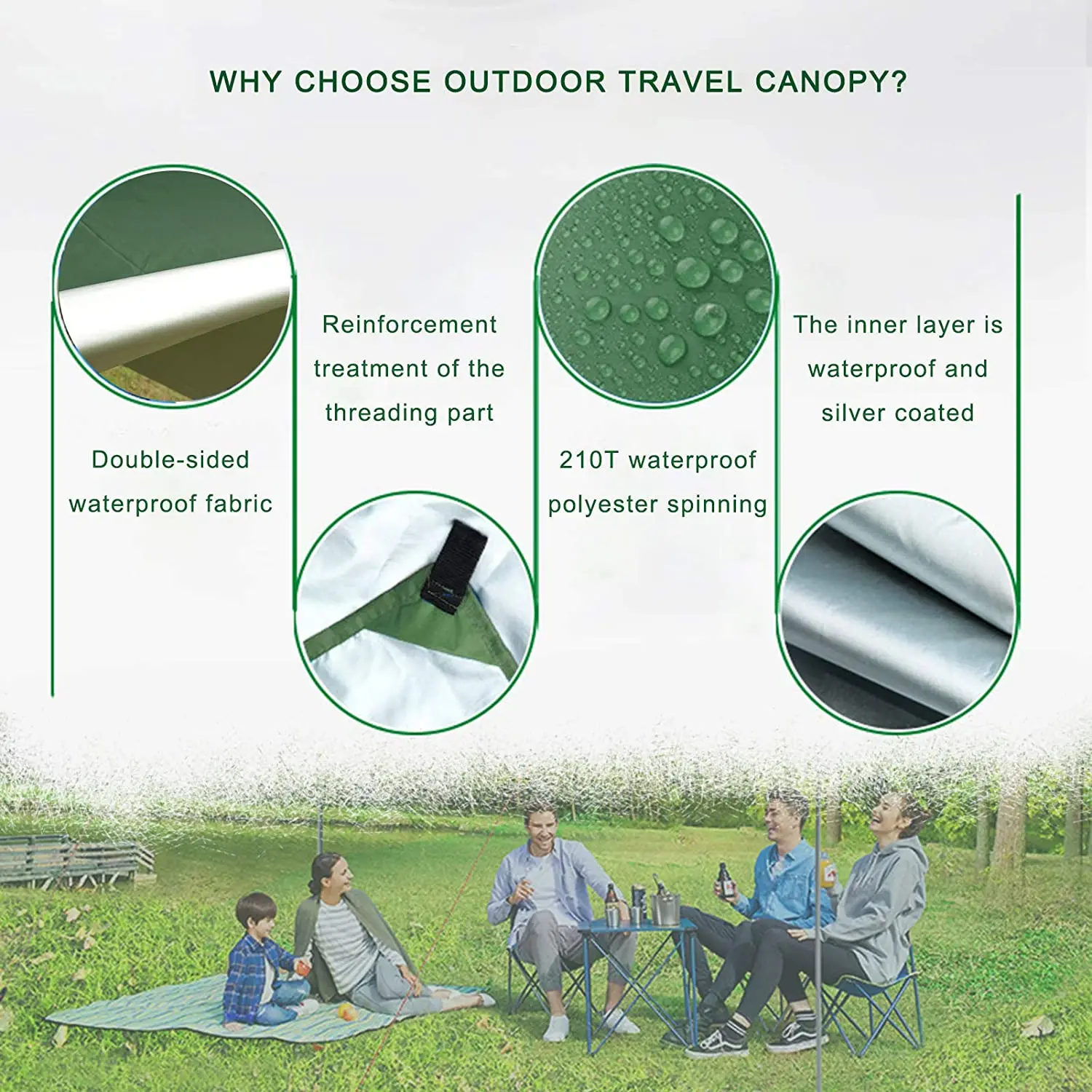 Waterproof Tarp Waterproof Tarpaulin Tarpaulin Rain Cover Ultralight Tarp Outdoor Hammock Waterproof Rain Fly Tent Tarp Lightweight Portable Ripstop Easily Fold Sun Shelter UV Protection