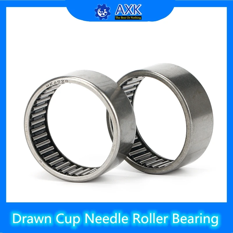 2 x HK4020 DRAWN CUP NEEDLE ROLLER BEARING ID 40mm OD 47mm LENGTH 20mm 