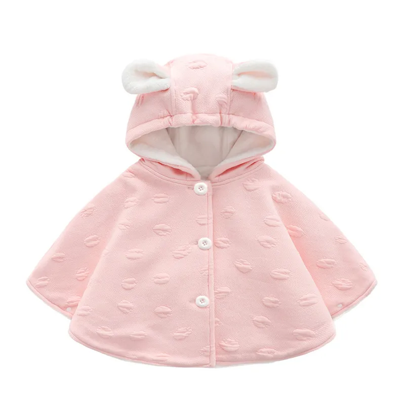 Пальто для новорожденных девочек зимняя плотная накидка с капюшоном, верхняя одежда для маленьких мальчиков, пальто, одежда верхняя одежда в стиле принцессы, зимний комбинезон, пальто для детей от 0 до 4 лет