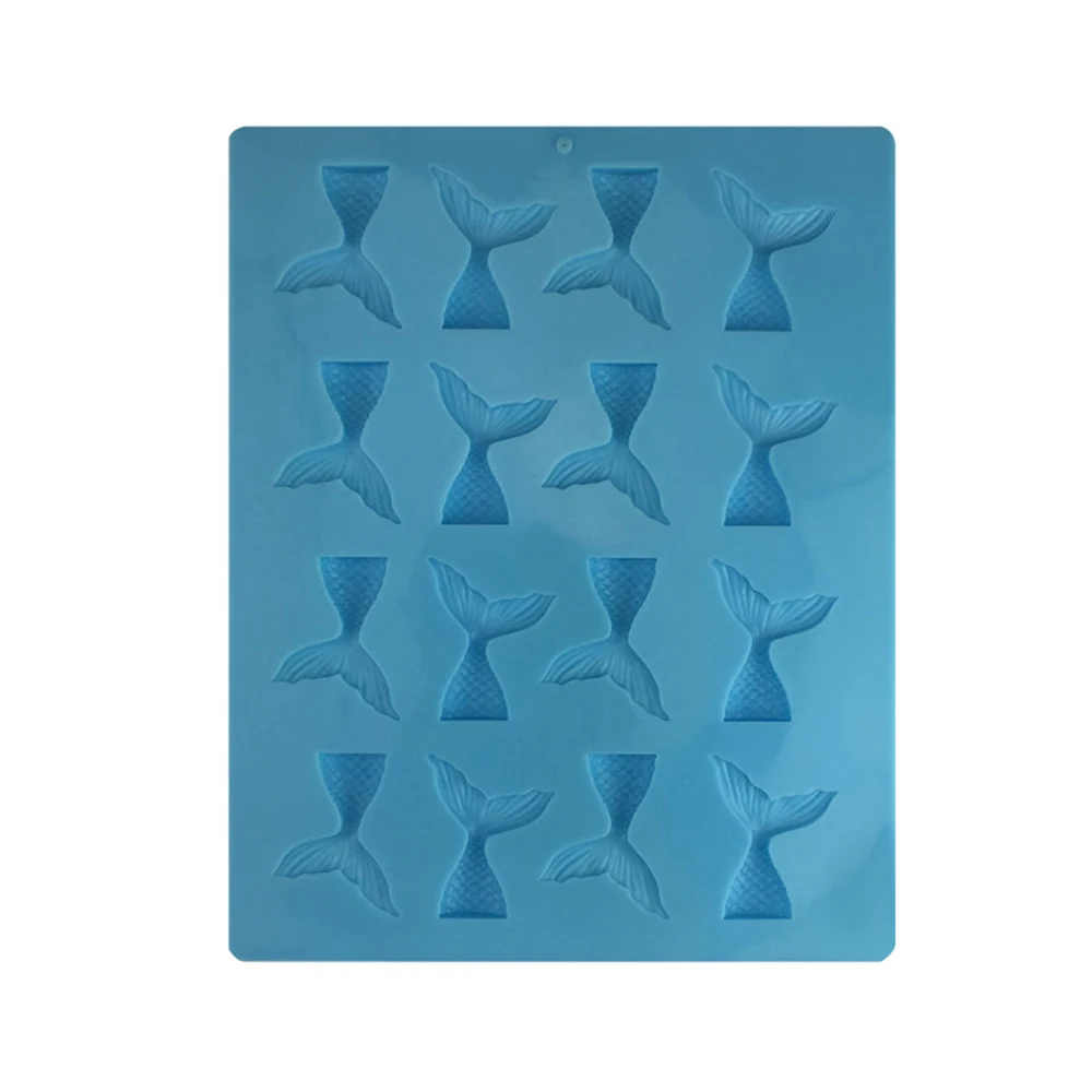 Русалка помадка формы для торта ледяной куб конфеты Кондитерская форма печенья