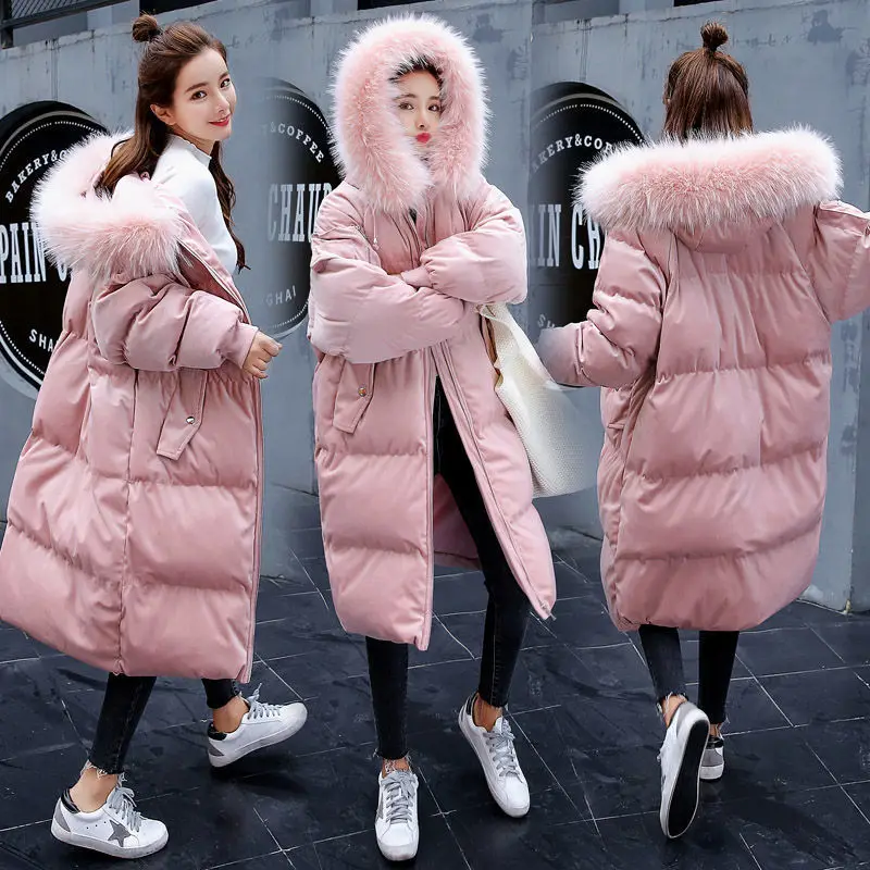 

2019 Winter Down Jacket Women Ultra Light Duck Down Basics Warm Female Down Coat Female Loose Outwear