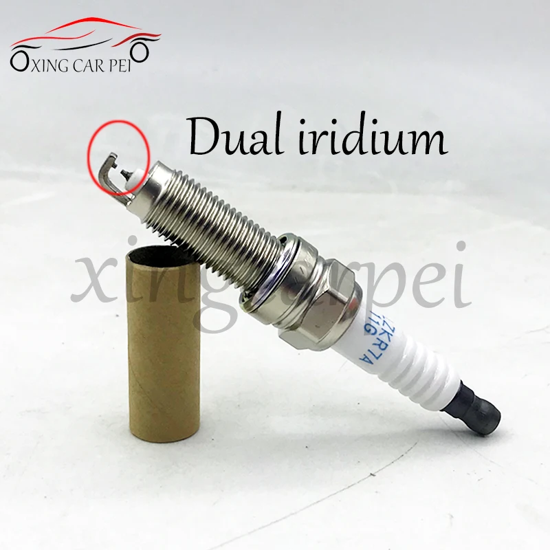 Новая двойная иридиевая Свеча зажигания 12290-R71-L01 DILZKR7A11G для Honda Accord Odyssey Pilot 12290R71L01 6