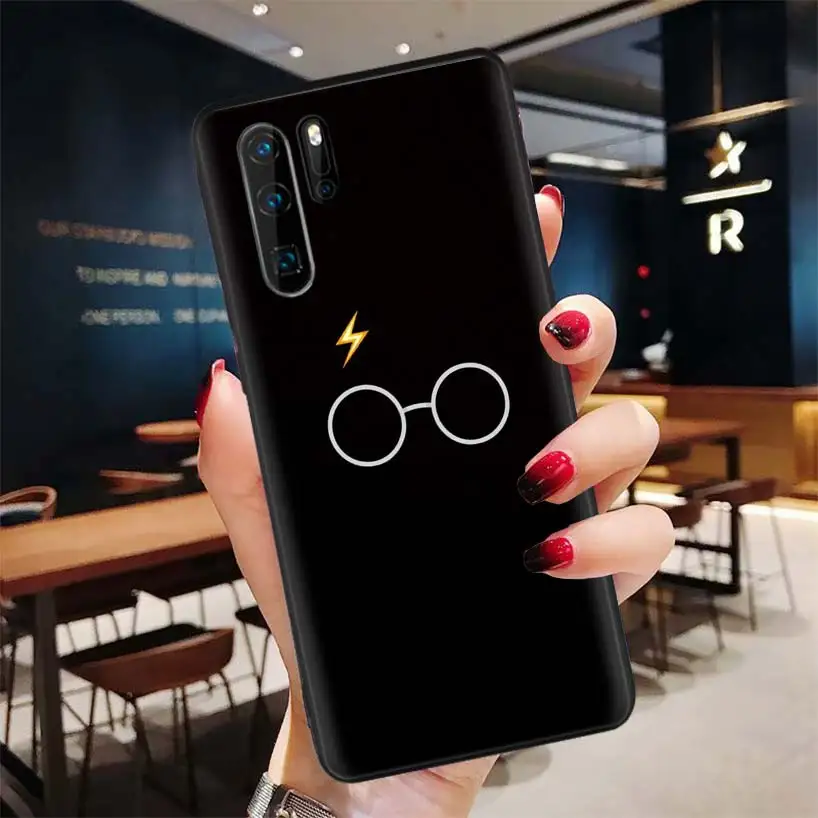 Черный мягкий чехол Potter Love для huawei P30 P20 P10 Lite Pro P Smart Z mate 30 10 20 Lite чехол для телефона - Цвет: BD180-4