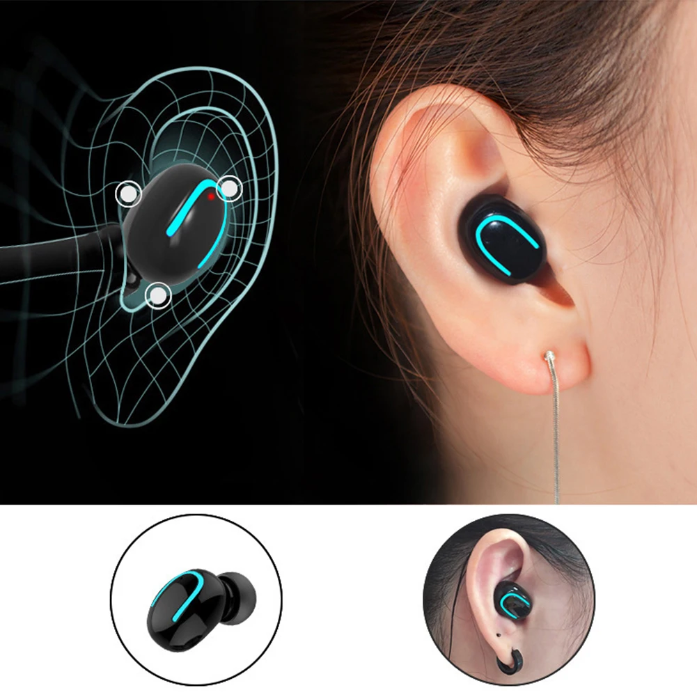 Q13 беспроводные Bluetooth V4.2 мини наушники магнитные Стерео Высокая Производительность 3D стерео музыка с зарядным устройством