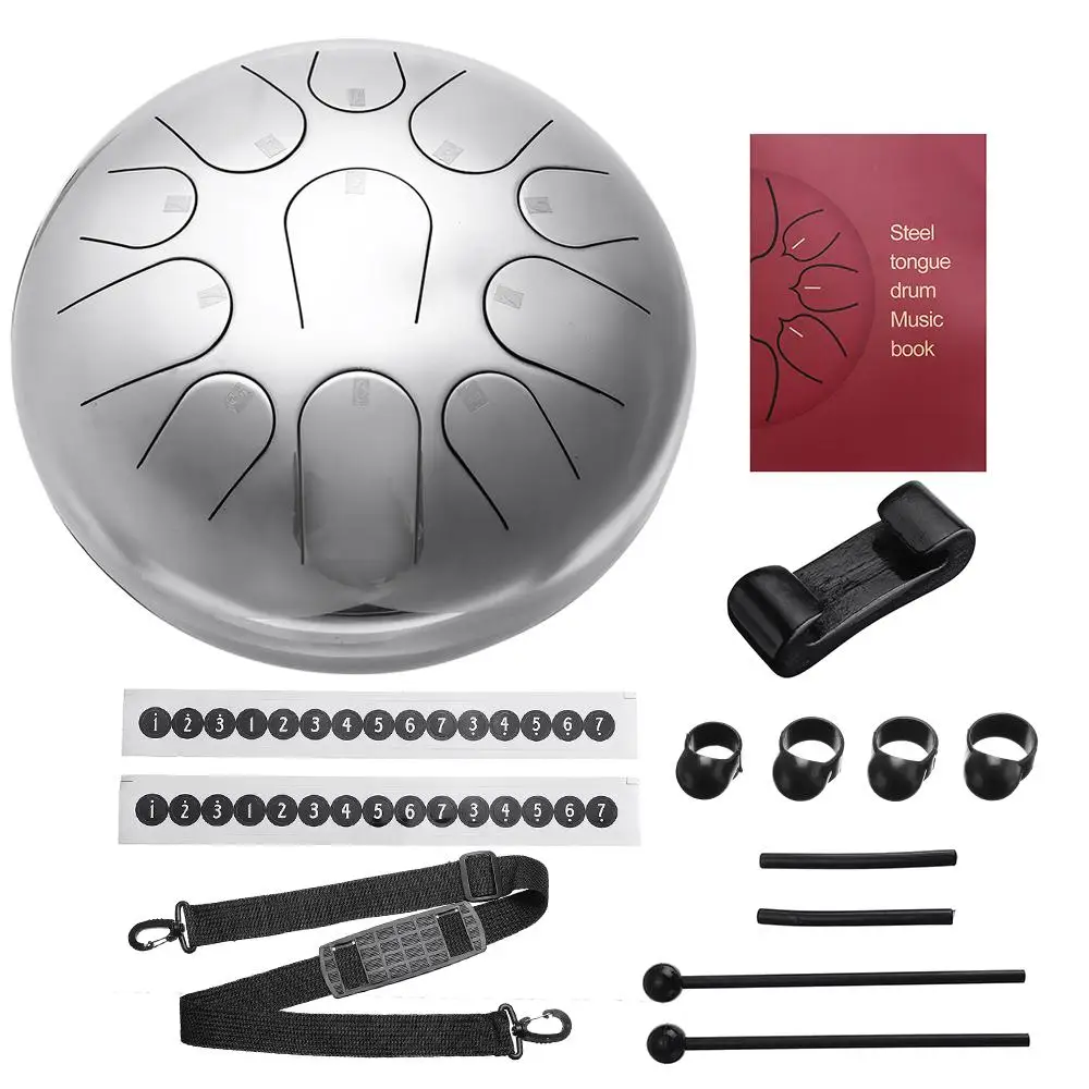 12 дюймов 11 нот C Настройка гальваническое зеркало сталь язык барабан ручной