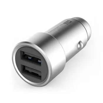 

FOR Original Xiaomi Mi Car Charger Dual USB Max 5V/3.5A Metal Style