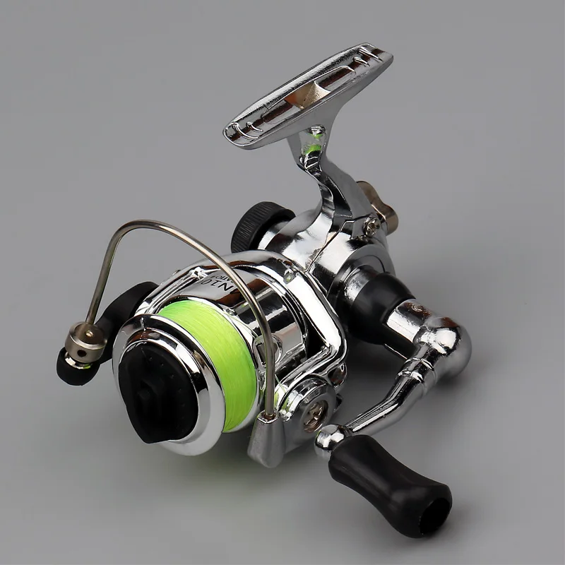 

EMMROD Mini100 Spinning Fishing Reel 2+1BB 4.3:1 Metal Spool Wheel Alloy Fishing Tackle Spinning Reel pesca Small Ice Reel