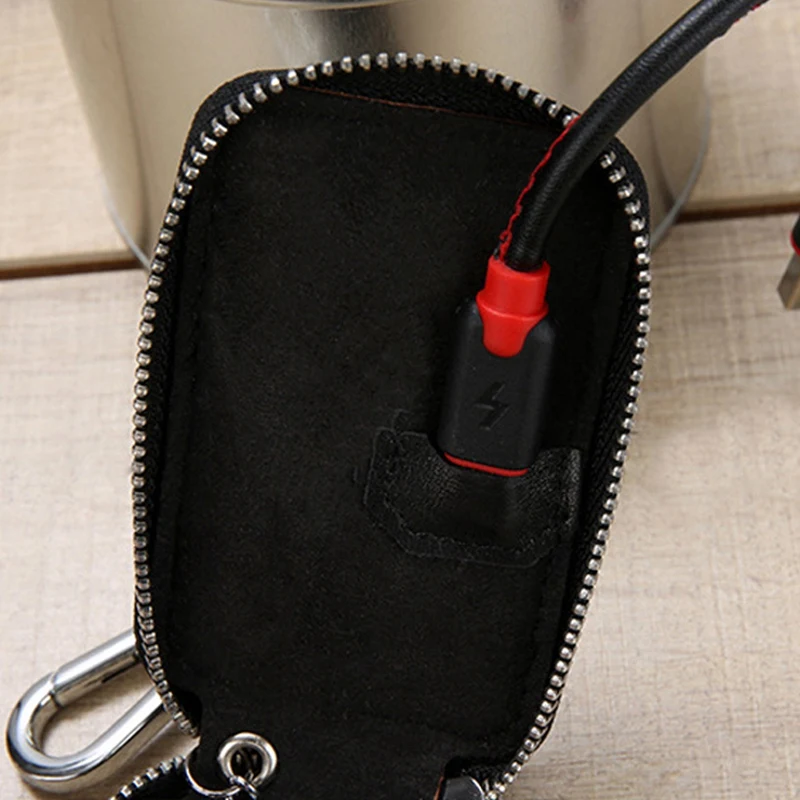 Кожаный Bluetooth Anti Lost брелок Gps корпус умного ключа Многофункциональный Органайзер чехол