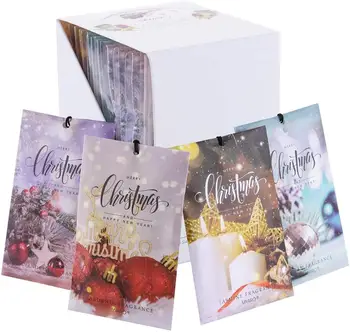 

MYARO 12 Packs Scented Sachets for Drawer and Closet, Long-Lasting Christmas Sachets Bags Home Fragrance Sachet 4 Scents Option