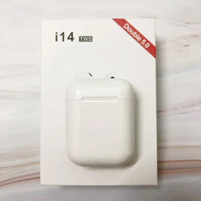 Белый I14 TWS pop up window Mini Touch Bluetooth 5,0 наушники спортивные беспроводные наушники бинауральные звонки PK i10 i12 TWS skypods - Цвет: Белый