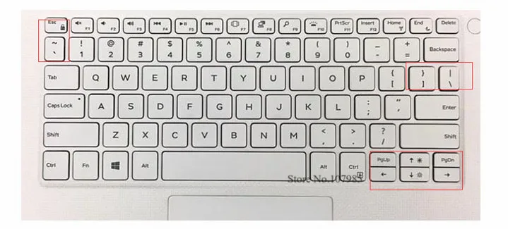 13," Ноутбук силиконовый чехол для клавиатуры DELL XPS 13 9370/XPS 13 9365 13-9370 13-9365 13