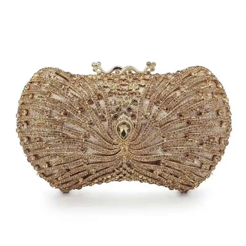Mulheres Garras Strass Socialite Saco Garras Noite