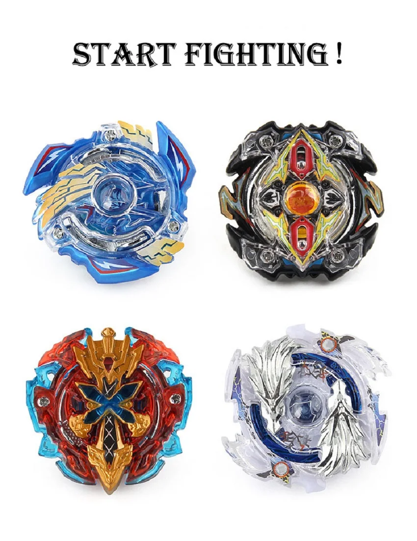 4 шт./компл. Beyblades спортивная арена металла Fusion 4D битва металла Топ фури мастера пусковой захват детей Рождественская игрушка