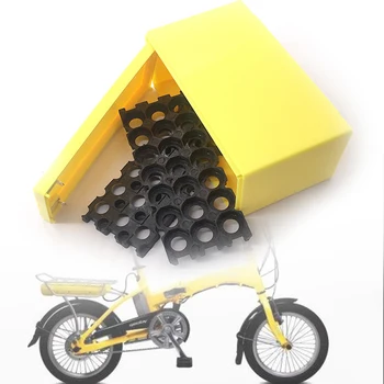 

3x7 Accessories Battery Case Kit Durable Rectangle Large Capacity With Frame Anti Lost Electric Vehicle Portable Space Saving