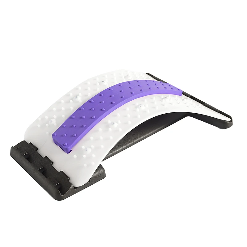 Purple White Корректор de Postura Mujer массажер для спины боль в позвоночнике Акупунктура Магнитная терапия Резиновая полоса поясничный ортез Предотвращение поясницы - Цвет: Purple White