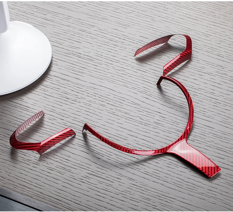 T-carbon carbon fiber steering wheel trim steering cover for M series