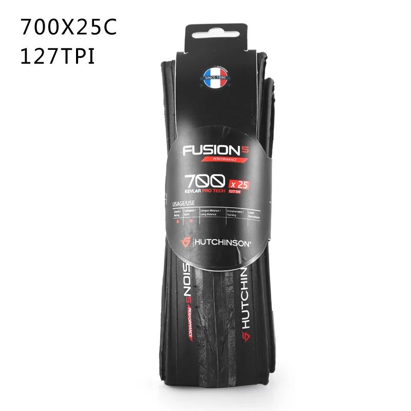 700x25c Франция HUTCHINSON 700 23C 25C 28C 127TPI велосипедные шины 700c кевлар для ремонта проколотых шин шоссейные велосипедные шины 190 г гоночные велосипедные шины - Цвет: 700x25c