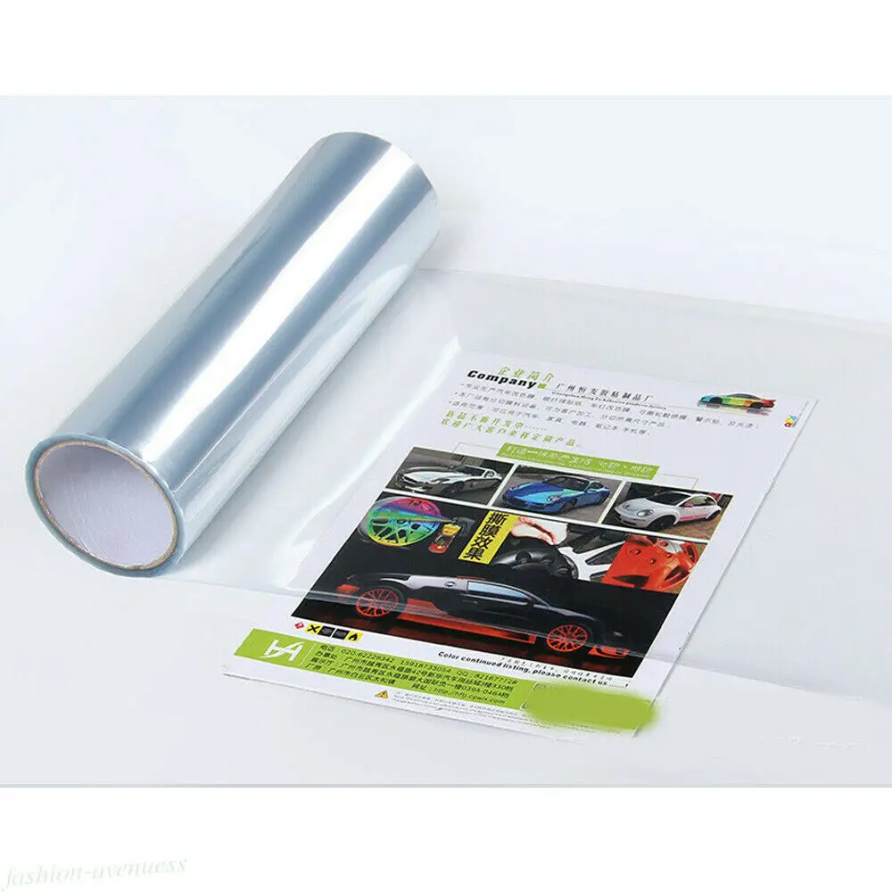 

Stretchable Car Headlight Sticker Waterproof Adhesive Taillight Fog Light