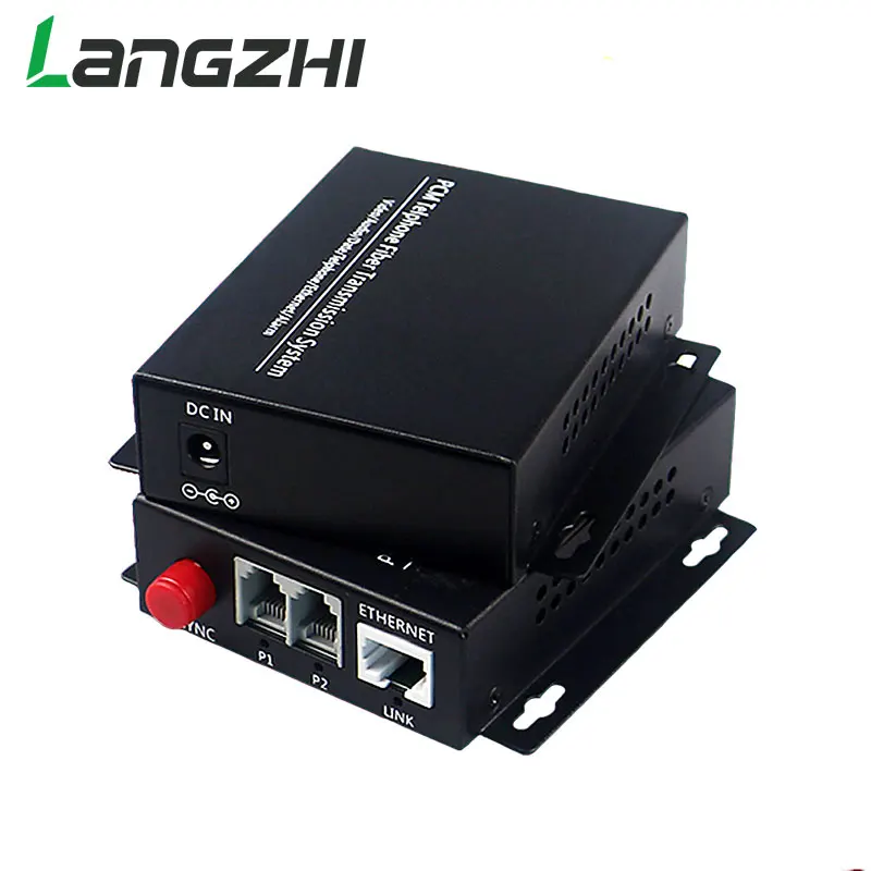 Hoge Kwaliteit 2 Kanaals PCM Voice Telefoon Fiber Optische Media конвертер Met Ethernet FC одиночный режим Sc Apc
