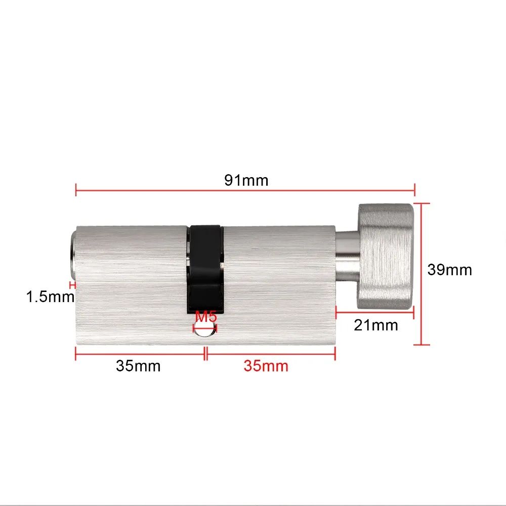 Description Picture 2 of itemJUSTOOL 35/35 40/40 45/45 for Cylinder Euro Barrel Door lock Euro Thumb Turn Cylinder Barrel Door Lock Anti Pick High Security