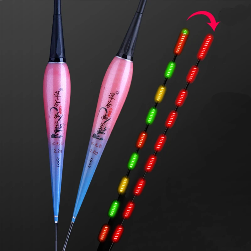 

Funhe Fishing Floats Gravity Sensor LED Electric Glowing Luminous Floats Balsa Night Light Fising Bobbers Accessory