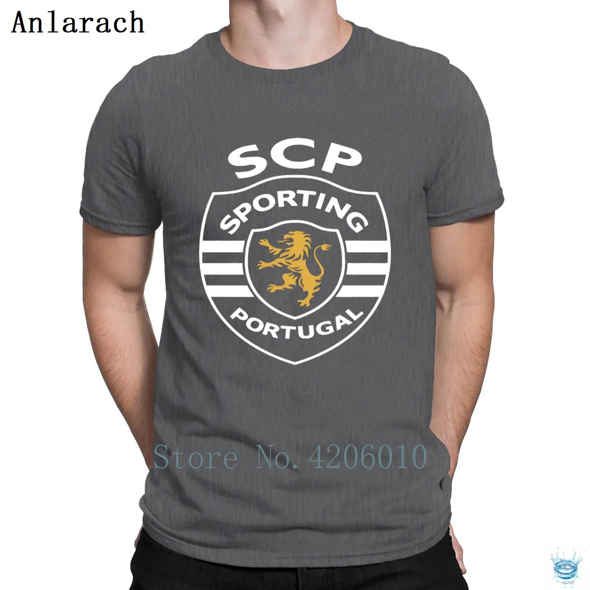 Clube Portugal Football Soccers Europ футболки хлопковые летние стильные мужские футболки одноцветные дешевые продажи удобные - Цвет: Dark Gray
