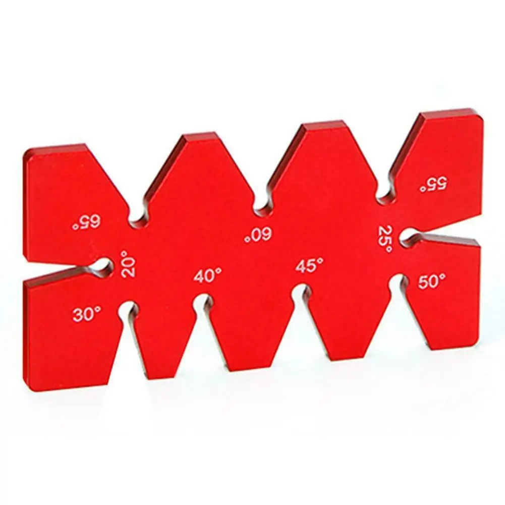 Ruler Practical Scribing Woodworking Tools Precise Aluminum Alloy Carpentry Aids Marking Angle Gauge Template Measuring