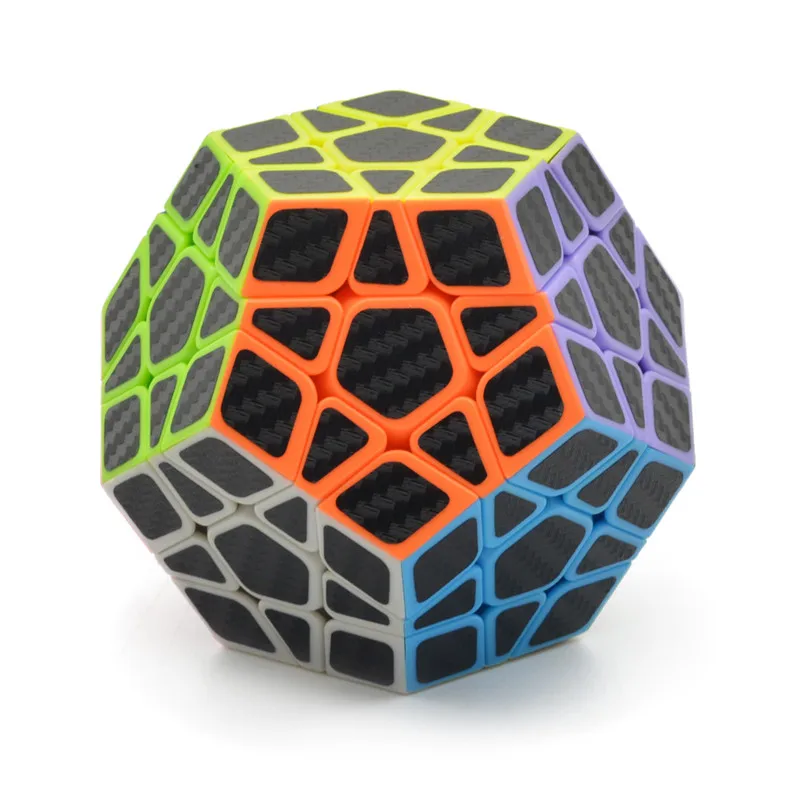 LeFun 3x3x3 углеродного волокна из страз особой формы, набор Magic Cube быстро ультра-гладкой 3x3 Высокое качество Скорость головоломка куб, игрушка для детей, хороший подарок