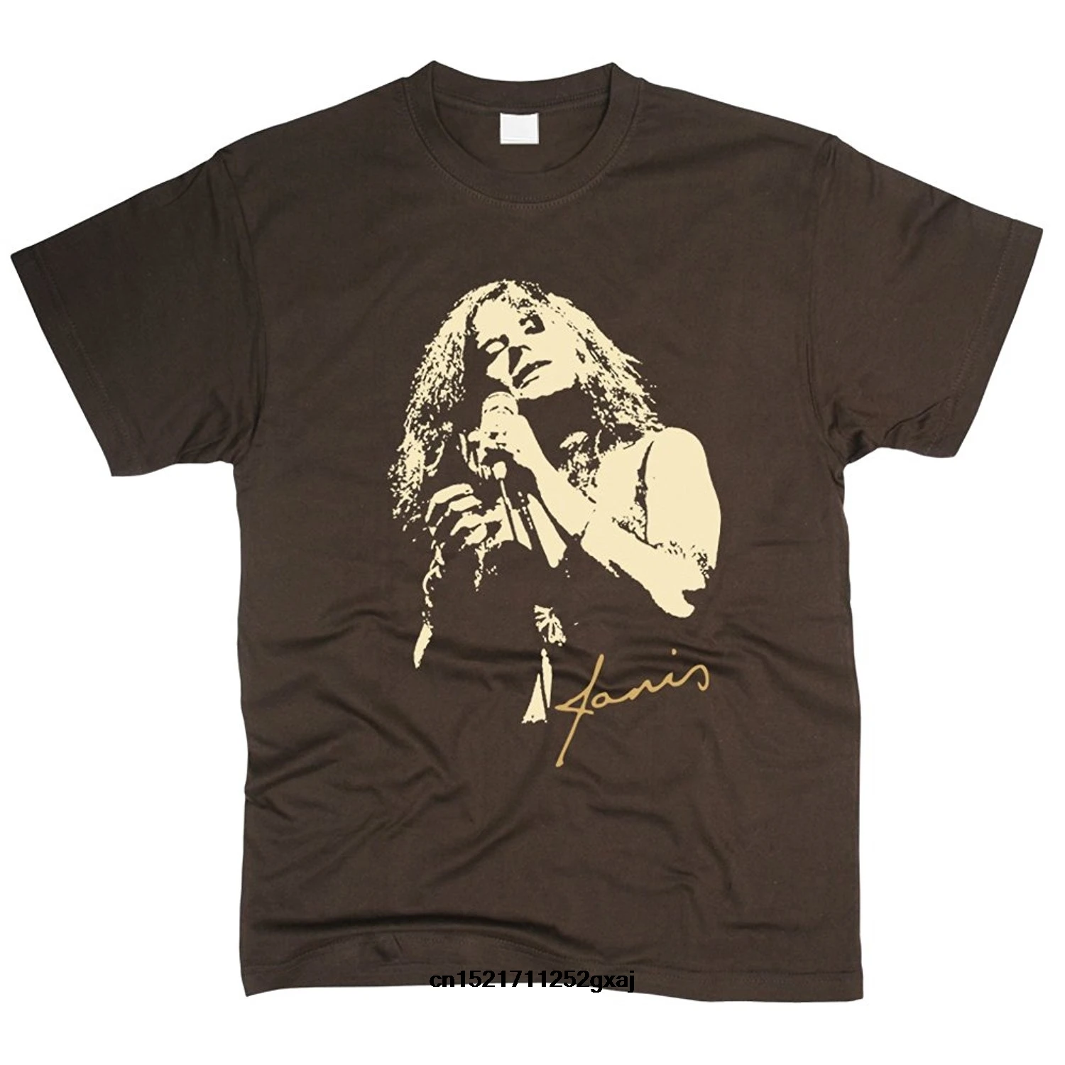 Мужская футболка janis Joplin забавная с коротким рукавом новинка для мужчин |