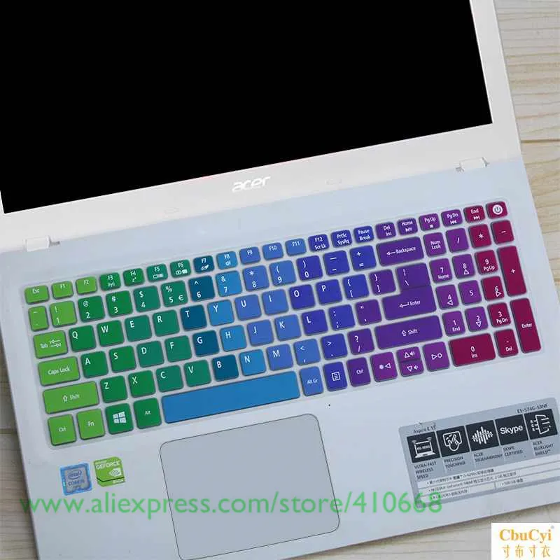 Чехол для клавиатуры Acer Aspire 3 A315 силиконовый чехол ноутбука 15 6 17 дюймов защитная