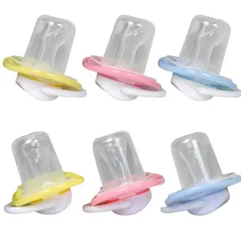 

Portable Cute Unisex Kids Baby Soother Nipples Translucent Silicone Baby Dummy Pacifier For More than 3 Months Baby Accessories