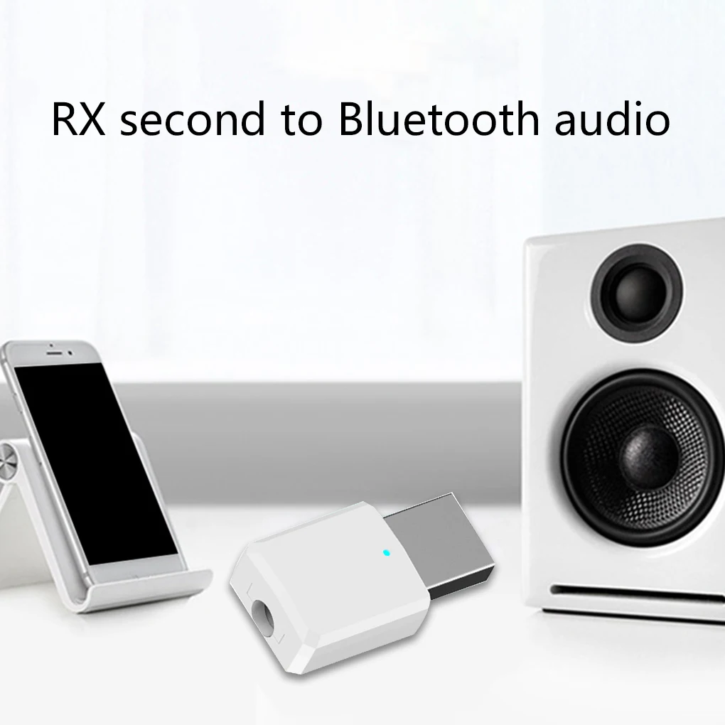 2 в 1 USB Bluetooth 5,0 передатчик приемник AUX 3,5 мм ТВ компьютер беспроводной адаптер