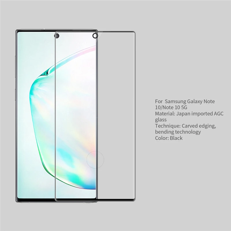 NILLKIN для samsung Galaxy Note 10 10+ 10 Plus 5G закаленное стекло 3D полное покрытие передняя защита экрана стекло Note10 Note10+ 5G