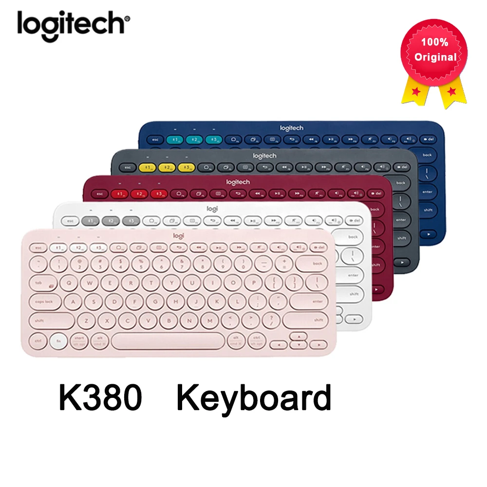 Logitech K380 Keyboard And Pebble Mouse Set Mute Multi Device Wireless Bluetooth Keyboard Mice For Mobile Phone Ipad Android Ios Keyboards Aliexpress