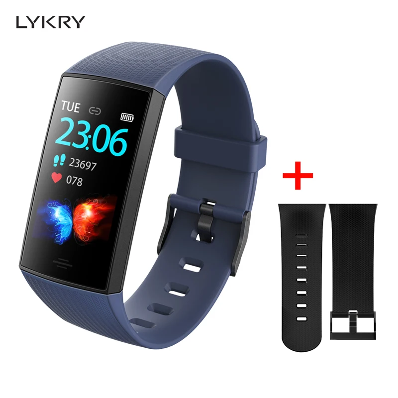 

LYKRY CY11 Smart Watch Men Women Blood Pressure Heart Rate Monitor Pedometer IP67 Waterproof Sport Smartwatch For Android IOS