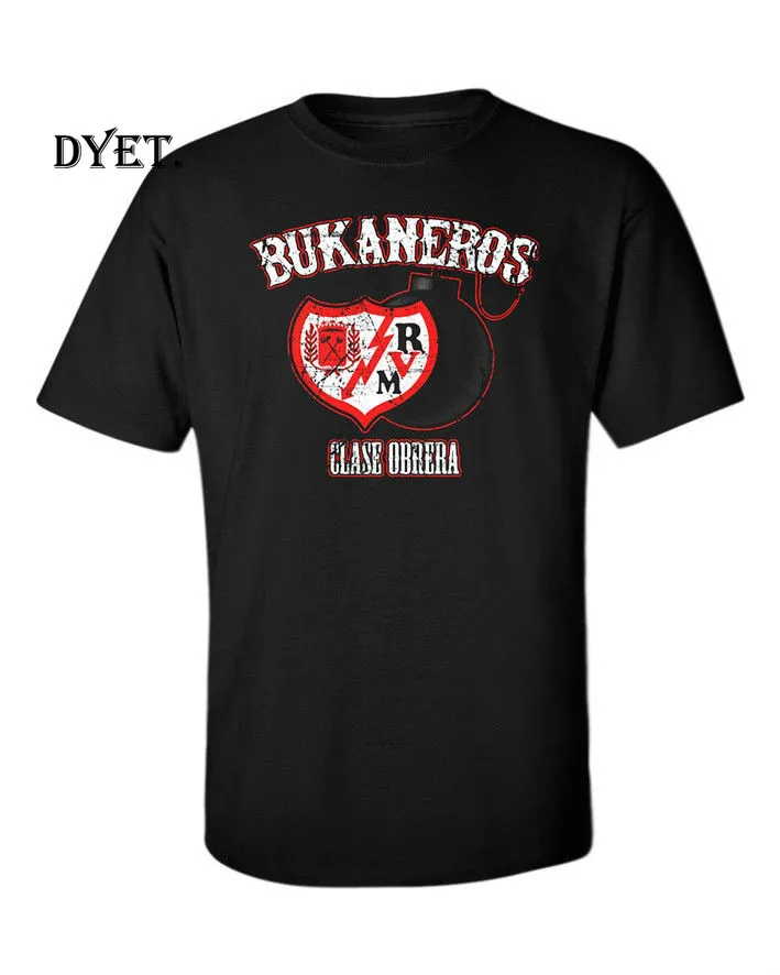 Bukaneros футболка Rayo Vallecano RVM Clase Obrera Footballer Ultras Vallecas Tee sbz3481 |