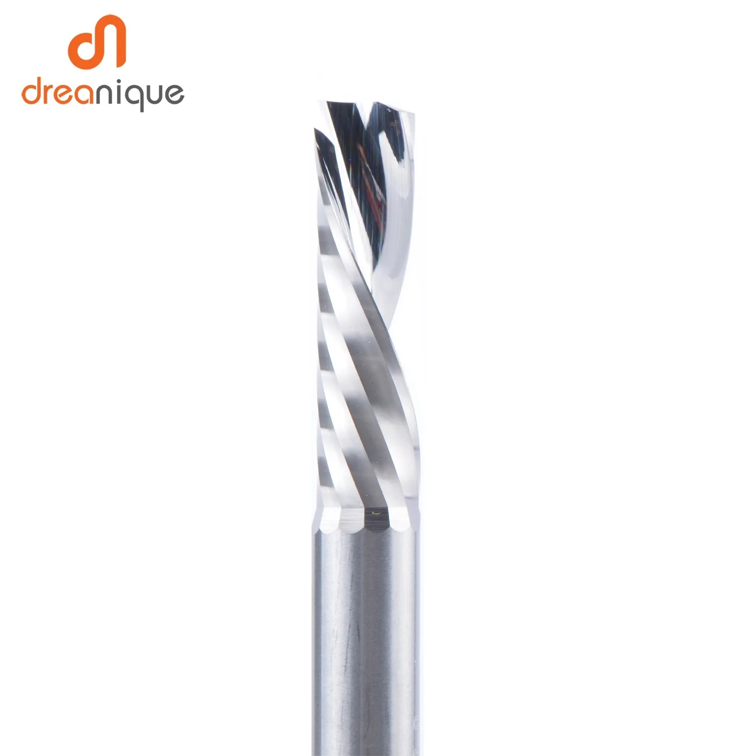 1pc AAAAA einzelne flöte unten geschnitten spirale schaftfräser 3,175 schaft spirale mühle 3D gravur schnitzen bit für holzbearbeitung WD1F