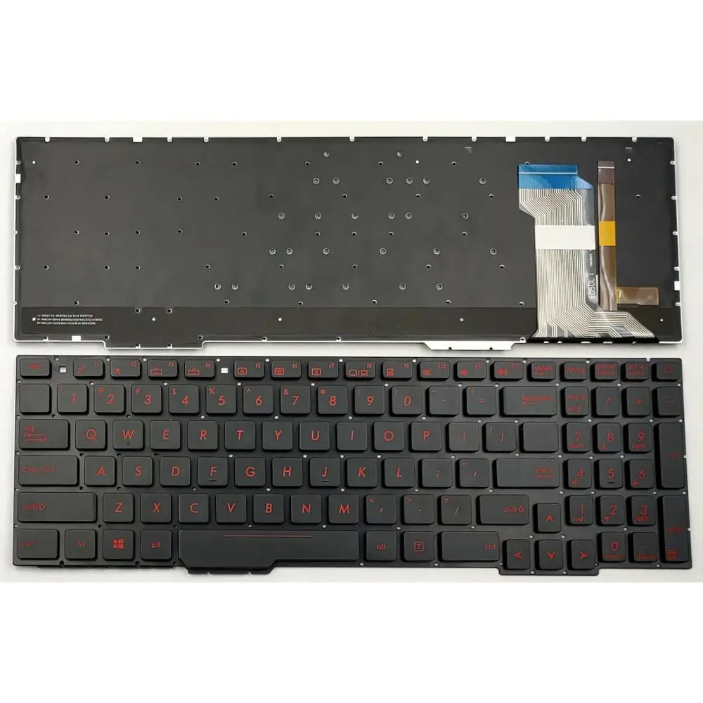 Новая клавиатура для ноутбука Asus ROG FX553VD FX553VE FX753VD FX753VE FZ53VD ZX53VD ZX53VE ZX53VW ZX73VD US с