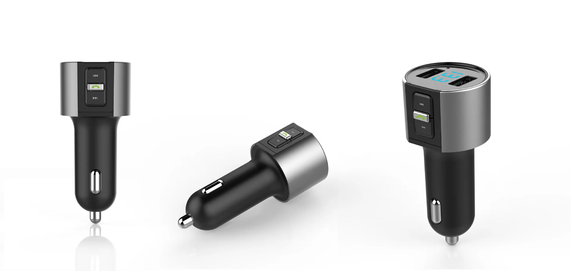 1 шт. C26S автомобильный Bluetooth fm-передатчик 5 В/3.4A двойной usb порт зарядное устройство u-диск MP3-плеер передатчик для автомобиля громкой связи