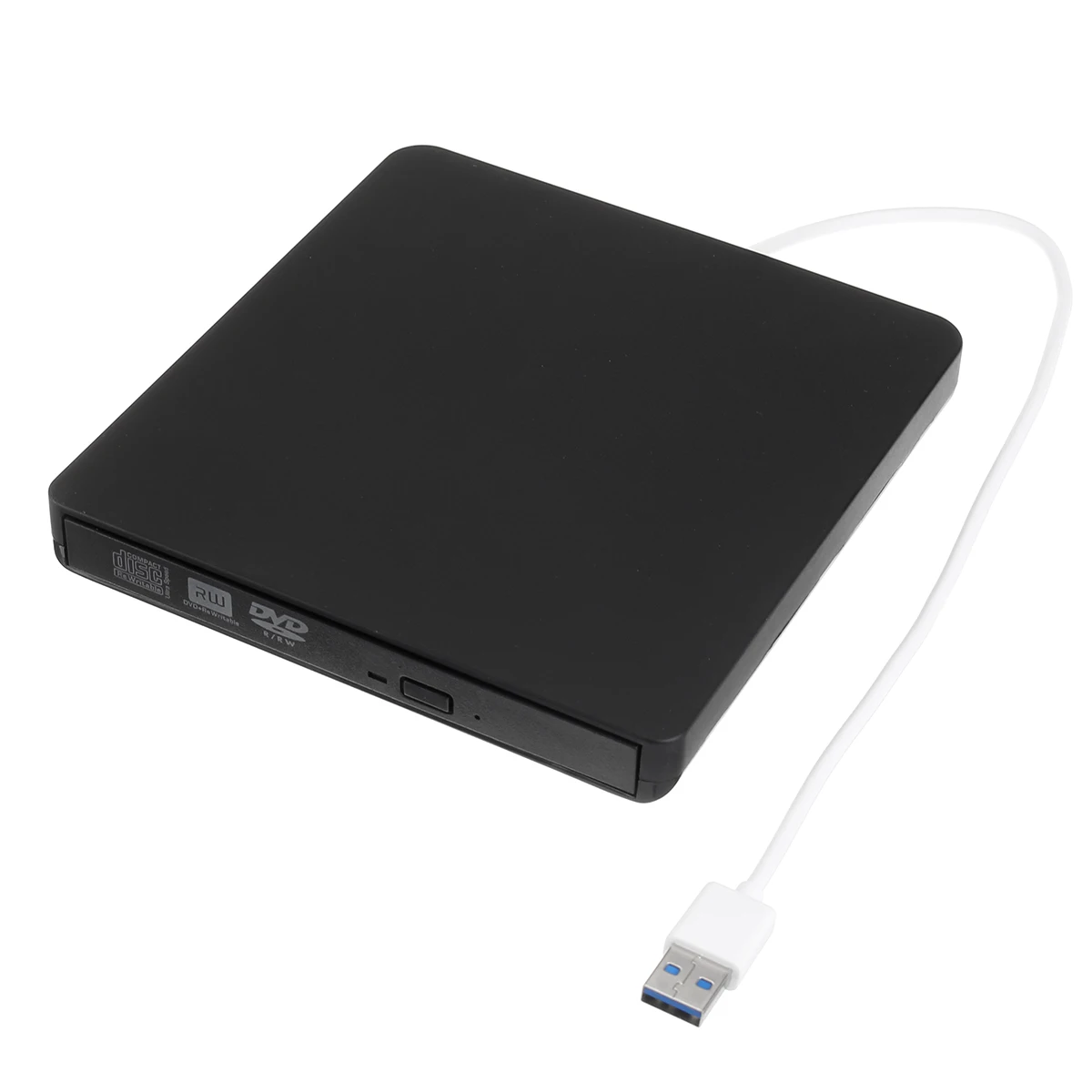 USB Black Тип C USB 3,0 внешний DVD/CD/VCD горелка RW SVCD привод плеер оптический привод для MAC/PC/Apple ноутбук/OS/Windows - Цвет: USB Black