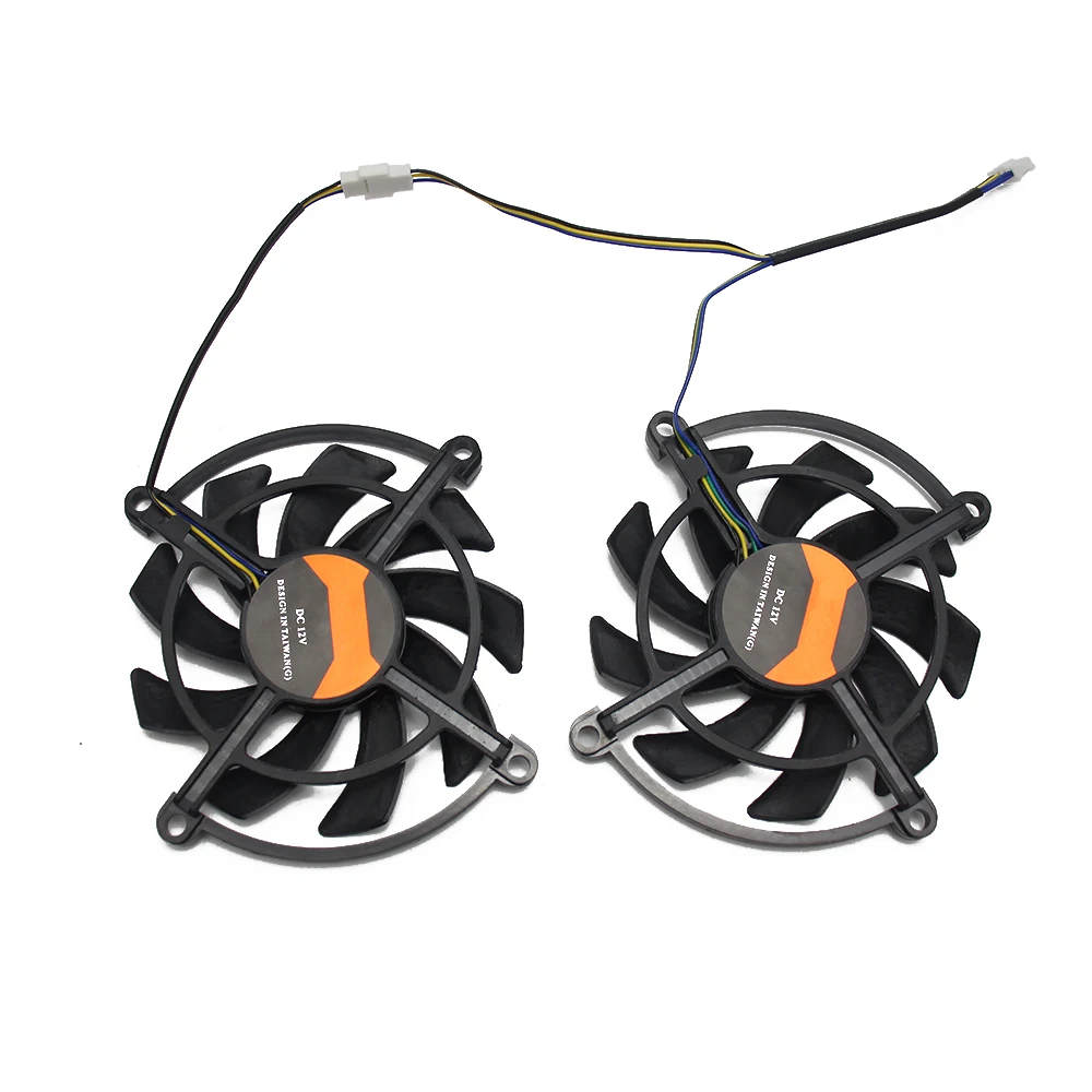 2PCS/lot for Colorful 1060-3GD5 GeForce GTX1070 iGame S GAMING GTX 1060 1070 Video Graphics card cooling fan