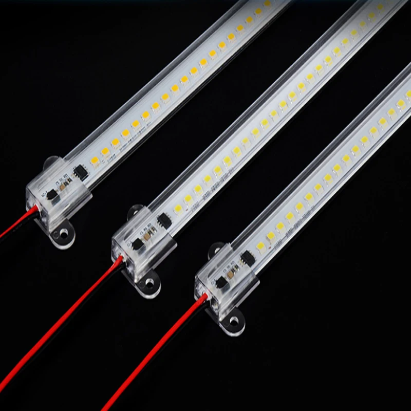 LED Bar Light 220V Kitchen Light 30cm LED Rigid Strip Energy Saving LED Tubes 72leds Barra de luz led for Showcase Stairs