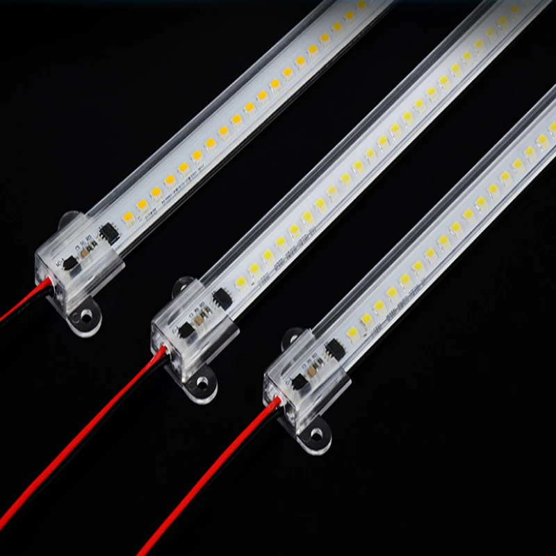 led bar light 220v kitchen light 30cm led rigid strip energy saving led tubes 72leds barra de luz led for showcase stairs