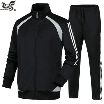 

New Men's Sports Suit Autumn winter SportsWear Sets 2 Pieces Jacket + Pants Male Brand Clothing Full Suit Tracksuit men